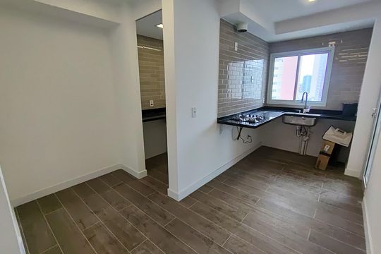 Cozinha de apartamento à venda com 2 quartos, 80m² em Vila Lea, Santo André