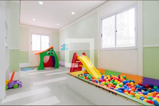 Área comum - Brinquedoteca de apartamento à venda com 3 quartos, 64m² em Nova Petrópolis, São Bernardo do Campo