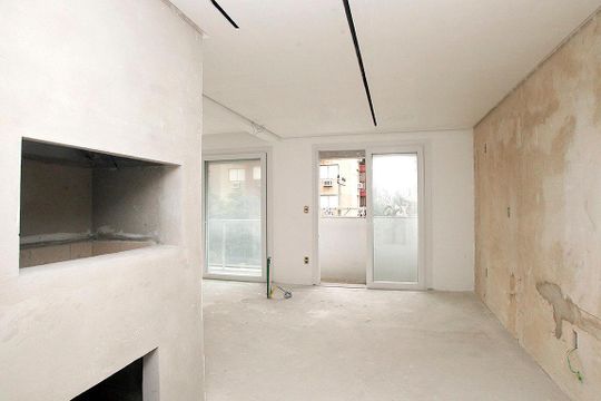 Cozinha de apartamento à venda com 3 quartos, 183m² em São João, Porto Alegre