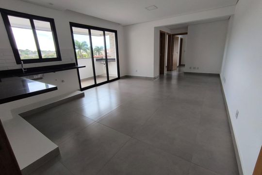 Sala/Cozinha de apartamento para alugar com 2 quartos, 68m² em Daniel Fonseca, Uberlândia