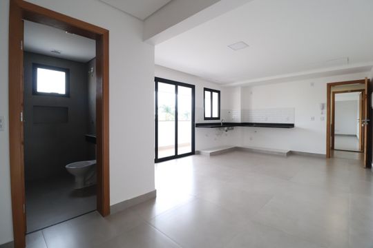 Sala/Cozinha de apartamento para alugar com 2 quartos, 68m² em Daniel Fonseca, Uberlândia