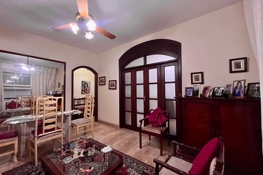 Sala  de apartamento à venda com 3 quartos, 123m² em Copacabana, Rio de Janeiro