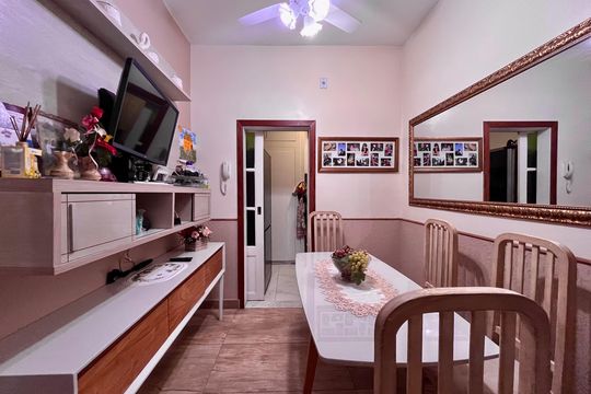 Sala de Jantar de apartamento à venda com 3 quartos, 123m² em Copacabana, Rio de Janeiro