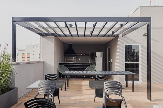 Churrasqueira de kitnet/studio à venda com 1 quarto, 26m² em Pinheiros, São Paulo