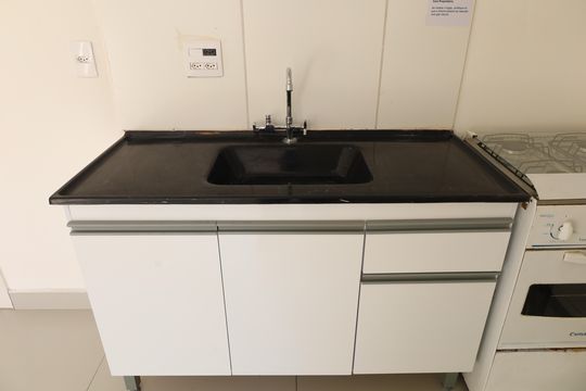 Cozinha de apartamento para alugar com 2 quartos, 35m² em Cidade Nova São Miguel, São Paulo