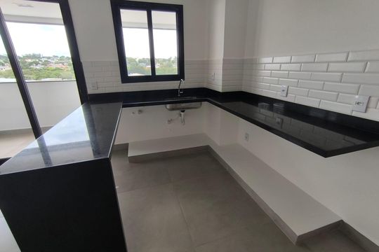 Sala/Cozinha de apartamento para alugar com 2 quartos, 68m² em Daniel Fonseca, Uberlândia