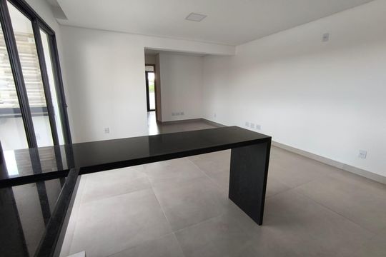 Sala/Cozinha de apartamento para alugar com 2 quartos, 68m² em Daniel Fonseca, Uberlândia