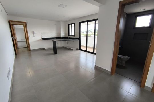 Sala/Cozinha de apartamento para alugar com 2 quartos, 68m² em Daniel Fonseca, Uberlândia