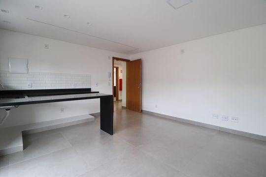 Sala/Cozinha de apartamento para alugar com 2 quartos, 63m² em Daniel Fonseca, Uberlândia