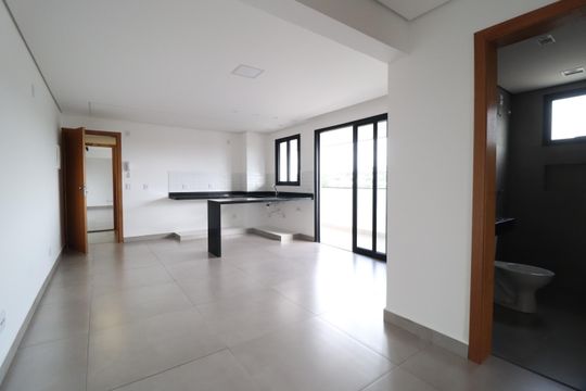 Sala/Cozinha de apartamento para alugar com 2 quartos, 68m² em Daniel Fonseca, Uberlândia
