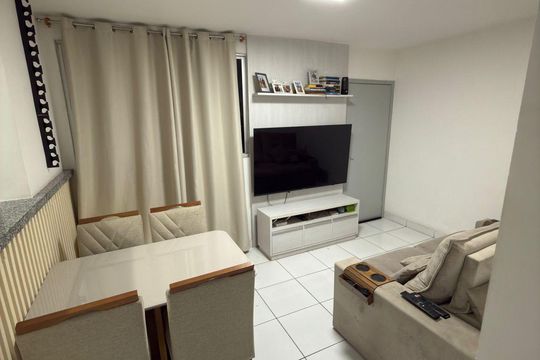 Sala de apartamento à venda com 2 quartos, 45m² em Kennedy, Contagem