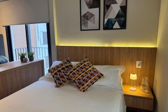 Sala/Quarto de apartamento para alugar com 1 quarto, 22m² em Jardim Paulista, São Paulo
