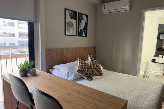Sala/Quarto de apartamento para alugar com 1 quarto, 22m² em Jardim Paulista, São Paulo