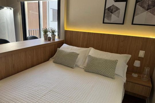 Sala/Quarto de apartamento para alugar com 1 quarto, 22m² em Jardim Paulista, São Paulo