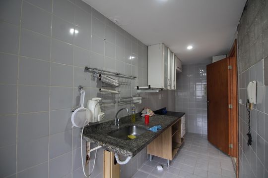 Cozinha de apartamento à venda com 2 quartos, 73m² em Barra Olímpica, Rio de Janeiro