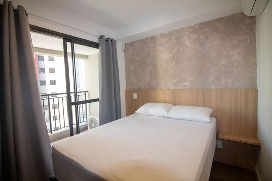 Apartamento para alugar com 1 quarto, 24m² em Cidade Monções, São Paulo