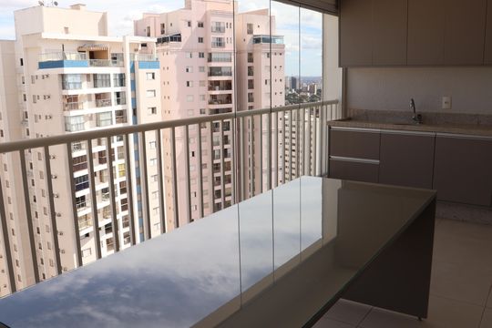 Sacada de apartamento para alugar com 2 quartos, 118m² em Jardim Goiás, Goiânia
