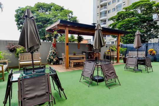 Área comum - Churrasqueira de apartamento à venda com 2 quartos, 52m² em Vila Augusta, Guarulhos