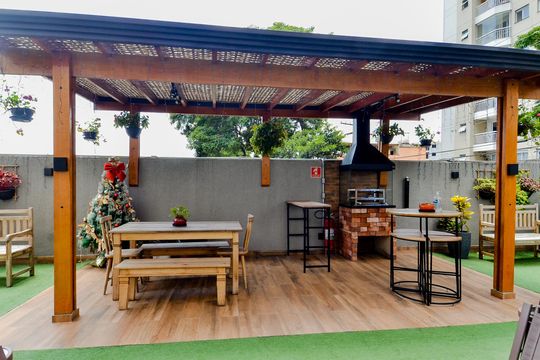Área comum - Churrasqueira de apartamento à venda com 2 quartos, 52m² em Vila Augusta, Guarulhos