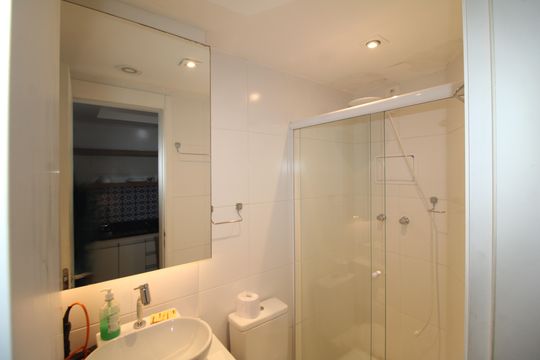 Banheiro de apartamento para alugar com 1 quarto, 20m² em Santana, São Paulo