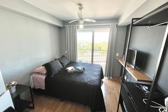 Sala/Quarto/Cozinha de kitnet/studio à venda com 1 quarto, 20m² em Santana, São Paulo