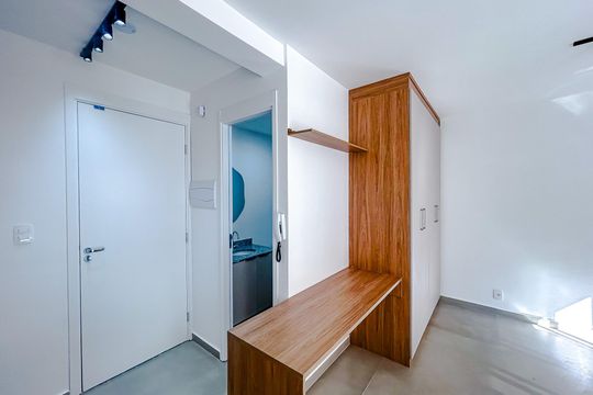 Cozinha de kitnet/studio à venda com 1 quarto, 26m² em Tatuapé, São Paulo