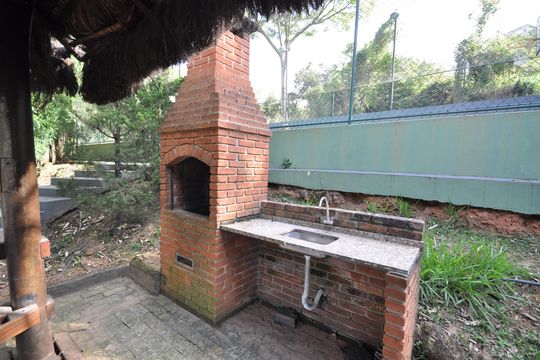 Área comum - Churrasqueira de casa de condomínio à venda com 4 quartos, 239m² em Jardim Itatinga, São Paulo