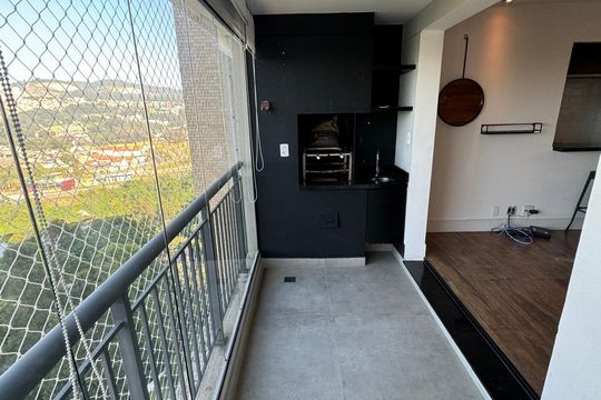 Varanda de apartamento à venda com 2 quartos, 94m² em Alphaville, Santana de Parnaíba