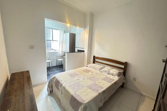Apartamento para alugar com 1 quarto, 29m² em Centro, São Vicente