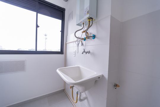 Área de Serviço de apartamento à venda com 2 quartos, 38m² em Cidade Antônio Estêvão de Carvalho, São Paulo
