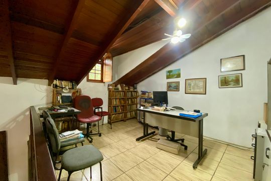 Sala - Escritório de casa de condomínio à venda com 3 quartos, 167m² em Vila Irmaos Arnoni, São Paulo