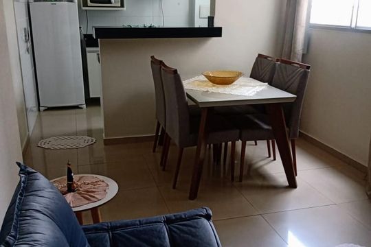 Sala de apartamento à venda com 2 quartos, 55m² em Fonte Grande, Contagem