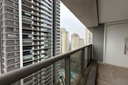 Varanda da Sala de apartamento para alugar com 3 quartos, 175m² em Alphaville Conde Ii, Barueri