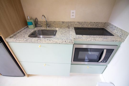 Studio de kitnet/studio à venda com 1 quarto, 27m² em Santo Amaro, São Paulo