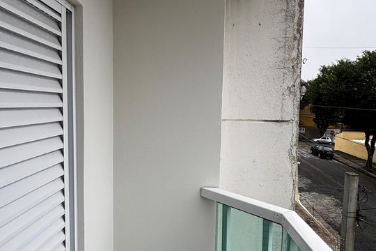 Varanda da Suíte de casa à venda com 3 quartos, 180m² em Vila Alzira, Santo André