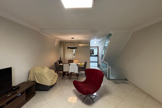Sala - Sala de Jantar de casa à venda com 3 quartos, 180m² em Vila Alzira, Santo André