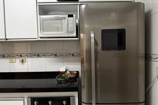 Cozinha de casa à venda com 3 quartos, 180m² em Vila Alzira, Santo André