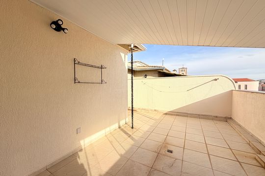 Quintal com churrasqueira de apartamento à venda com 2 quartos, 98m² em Vila Rami, Jundiaí