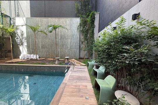 Área comum - Piscina de kitnet/studio para alugar com 1 quarto, 31m² em Vila Buarque, São Paulo