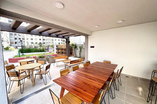 Área comum de apartamento para alugar com 2 quartos, 43m² em Vila Campanela, São Paulo