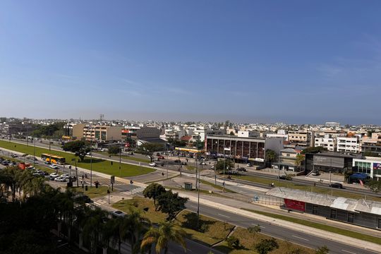 Varanda - Vista de apartamento à venda com 3 quartos, 78m² em Recreio dos Bandeirantes, Rio de Janeiro