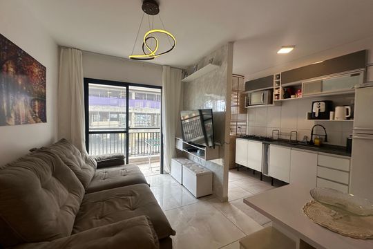 Sala de apartamento à venda com 2 quartos, 57m² em Vila Sao Luiz (valparaizo), Barueri