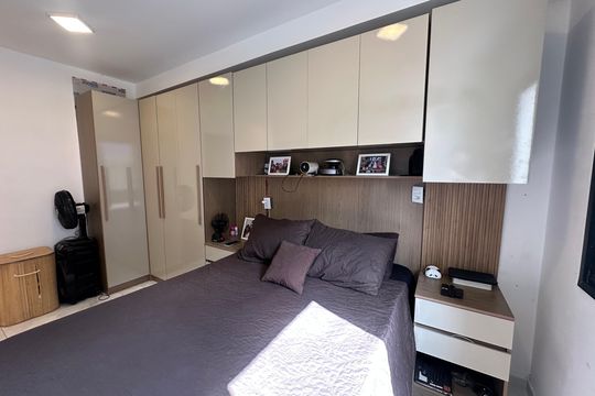 Suíte de apartamento à venda com 2 quartos, 57m² em Vila Sao Luiz (valparaizo), Barueri