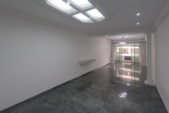 Sala de apartamento para alugar com 4 quartos, 230m² em Ponta da Praia, Santos