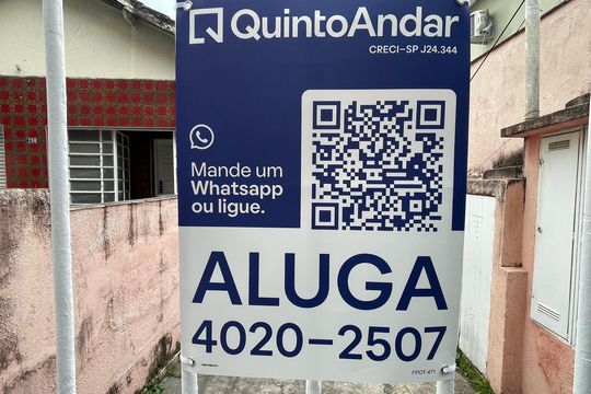 Plaquinha FPOT-471  de casa para alugar com 1 quarto, 40m² em Jaguaré, São Paulo