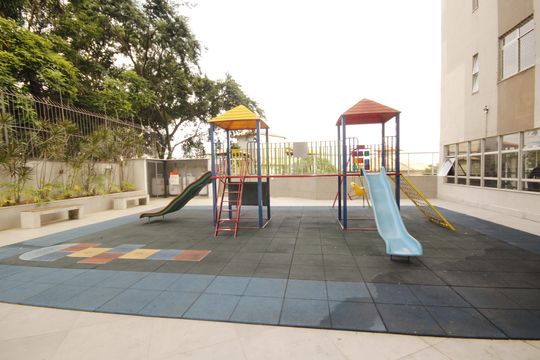 Área comum - Playground de apartamento à venda com 3 quartos, 78m² em União, Belo Horizonte
