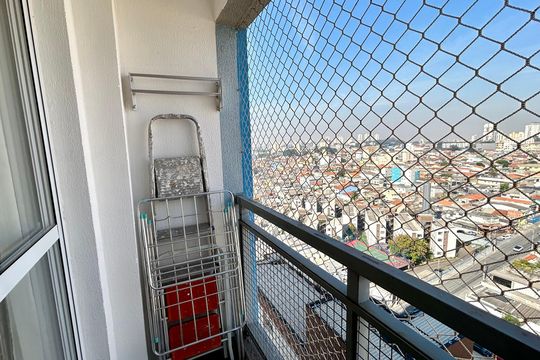 Varanda da Sala de apartamento à venda com 2 quartos, 48m² em Jardim Flor da Montanha, Guarulhos