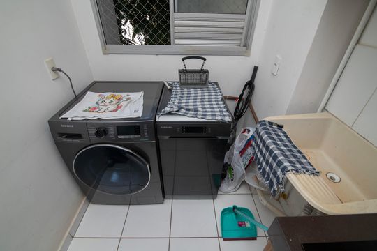 Área de Serviço de apartamento para alugar com 2 quartos, 46m² em Jardim Morumbi (nova Veneza), Sumaré