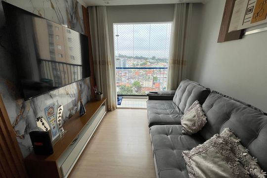 Sala de apartamento à venda com 3 quartos, 56m² em Jardim Centenario, São Paulo