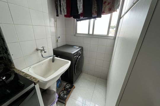 Área de Serviço de apartamento à venda com 3 quartos, 56m² em Jardim Centenario, São Paulo